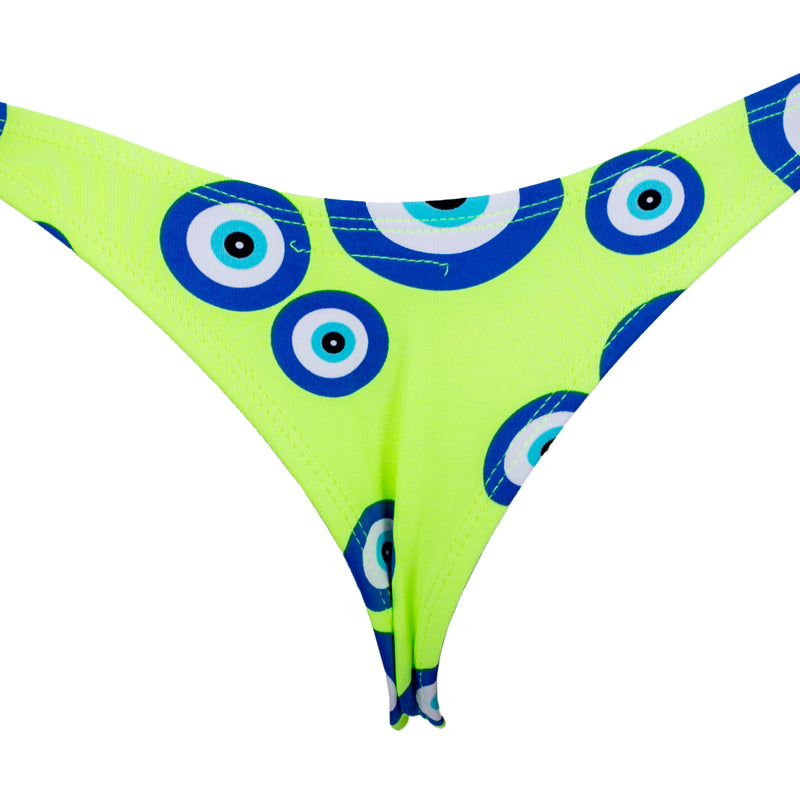 TANGA ASA DELTA OJOS VERDE NEON