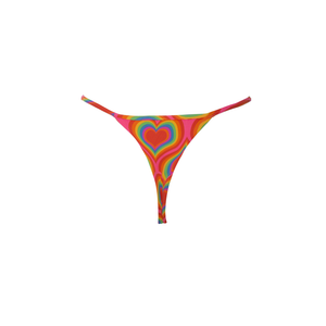 TANGA RIPPLE CORAZÓN ROSA