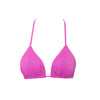 TOP TRIÁNGULO LUREX ROSA