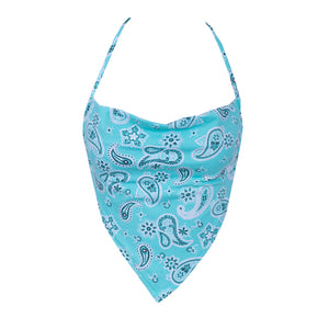 TOP BANDANA PAISLEY AZUL
