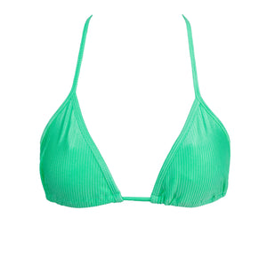 TOP TRIÁNGULO TEXTURIZADO VERDE NEON