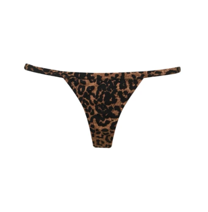 MINI TANGA LEOPARDO MARRÓN