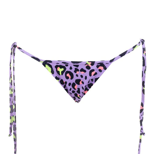 TANGA RIPPLE LEOPARDO LILÁS NEON