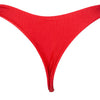 TANGA ASA DELTA REVERSIBLE TEXTURIZADO ROJO TOMATE